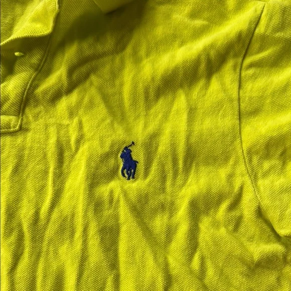 Polo by Ralph Lauren Men’s S Neon Yellow Classic Polo Shirt! - Picture 2 of 5